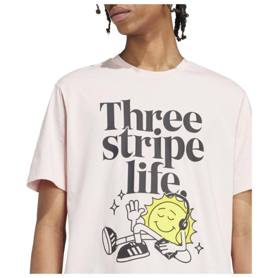 Adidas Ανδρική κοντομάνικη μπλούζα Positivity Graphic Tee Adidas Ανδρική κοντομάνικη μπλούζα Positivity Graphic Tee
